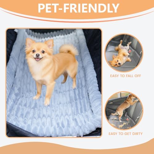 2-in-1 Dog Car Seat Cover & Dog Car Pet Bed Mat - Image 2
