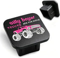 Trailer Hitch Cover Silly Boys Trucks by Unknown