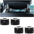4PCS Bling Car Headrest Collars, Crystal Rhinestone Automotive Head Rest Collars by KHGUZ