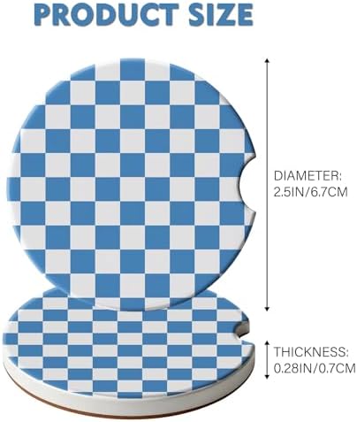 2 Pack Car Coasters for Cup Holders, Cute Car Accessories Interior - Image 4
