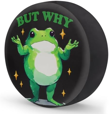 Rv Spare Tire Cover Wheel Funny Animal Frog Tire Covers Wheel Protectors - Image 2