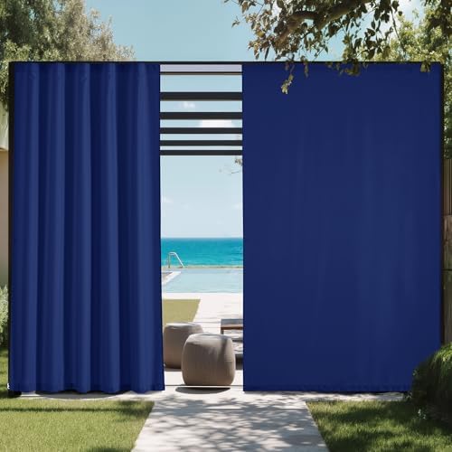 NICETOWN Canvas Rod-Free Outdoor Curtains by NICETOWN