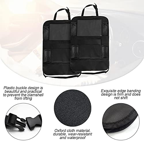 Osilly Car Seat Back Organizer, 2 Pack Backseat Storage Bag - Image 3