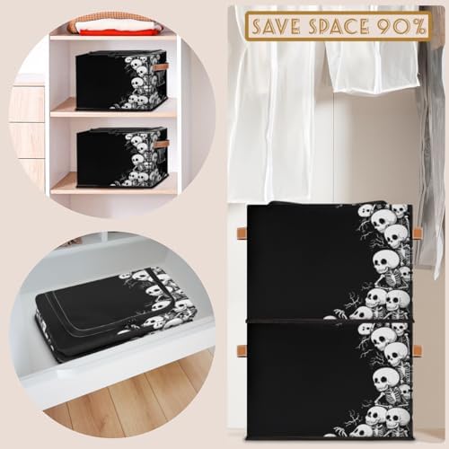 Skeleton Storage Bins With Zipper Lid, Collapsible Trunk Organizer, Car - Image 7