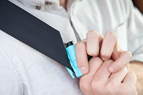 resqme The Original Emergency Keychain Car Escape Tool, 2-in-1 Seatbelt Cutter - Image 4