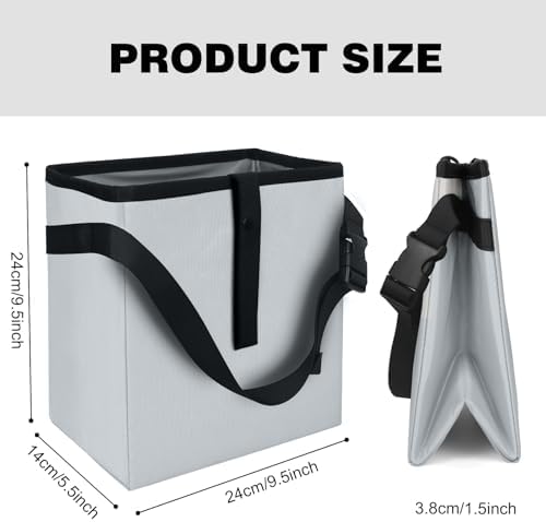 Homelove Car Trash Can, Leak-Proof Waterproof Trash Bin Collapsible Portable - Image 4