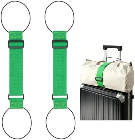 2 Pack Multi Use Strong Adjustable Luggage Connector Straps by Unknown