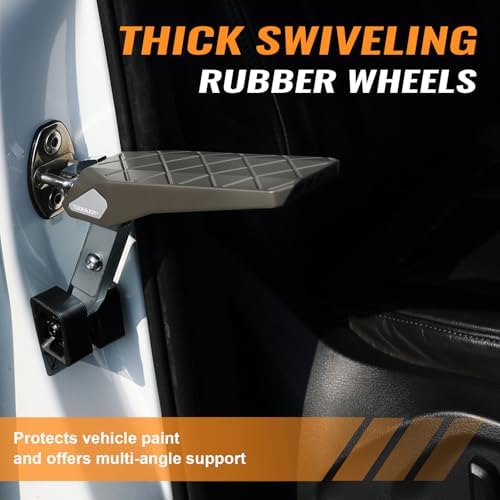 Tooenjoy Folding Car Door Step Vehicle Pedal Ladder - Image 5