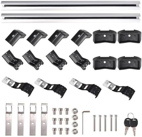 Roof Rack Crossbars Luggage Kayak Cargo Carrier + Lock Fit - Image 4