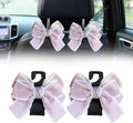 2 PCS Car Seat Headrest Hooks, Cute Bow Purse Hook Hanger by Unknown