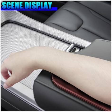 Craedli 2PCS Car Door Armrest Pads, Leather Memory Foam Knee Cushion Pad - Image 4