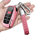 Key Fob Cover with keychain Compatible with Toyota 2025-2026 Camry 4Runner by Autophone
