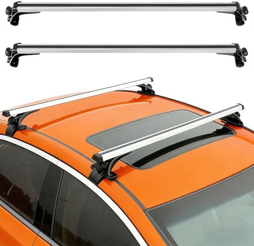 47.24in Universal Top Roof Rack Cross Bar Cargo Carrier Aluminum Crossbar Rack by KOCASO