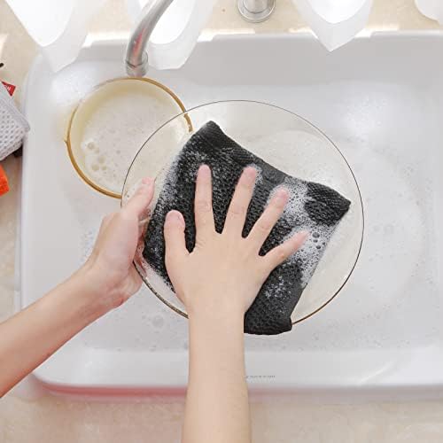 Homaxy 100% Cotton Waffle Weave Kitchen Dish Cloths 12-Pack - Image 4
