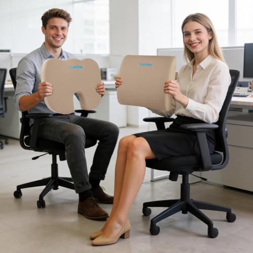 CushZone X-Large Seat Cushion and Lumbar Support Pillow - Image 7
