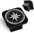 Compass Hitch Receiver Cover 2" Black Rose Star Arrow Navigation Dial Adventure by Unknown