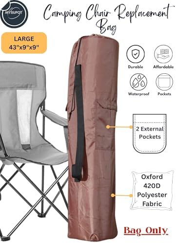 43"x9"x9" Replacement Bag for Folding Camping Chair, Camp Chairs, Yoga Mat - Image 2