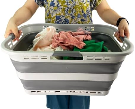 SAMMART 42L Collapsible Plastic Storage Basket - Image 6