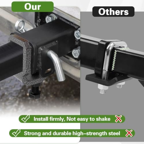 Luocute 2 Inch Hitch Anti Rattle Stabilizer, Clamp - Image 6
