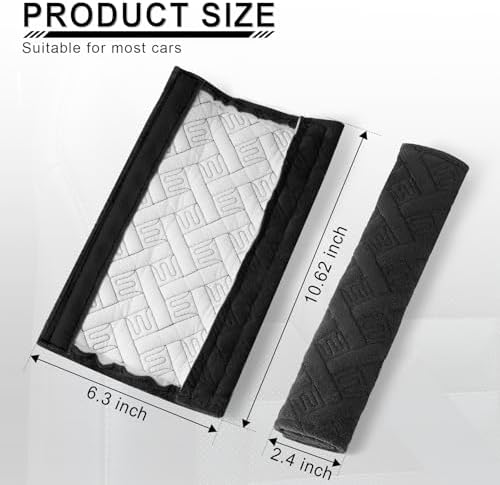 JUSTTOP 2-Pack Universal Car Seat Belt Pads Cover - Image 3