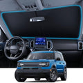 Wigoo for Ford Bronco Sport Windshield Sunshade, Custom Fit, Keeps Car Cool by wigoo