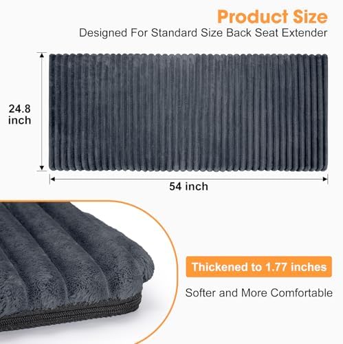 FURTIME Dog Car Seat Cover + Backseat Pet Bed Mat - Image 3