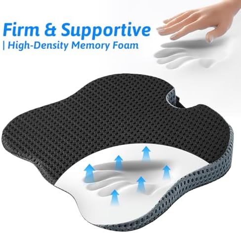 Wedge Car Seat Cushion for Driving for Better Visibility & Sciatica Relief - Image 4