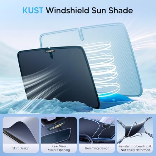 KUST Windshield Sun Shade for 2016-2022 Lexus RX 350 450h Accessories Sunshade - Image 5