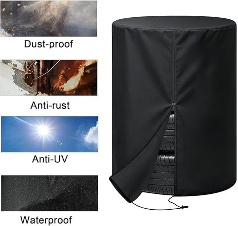 Tire Cover Snow Tire Cover Corrosion-Resistant Tire Protector - Image 6