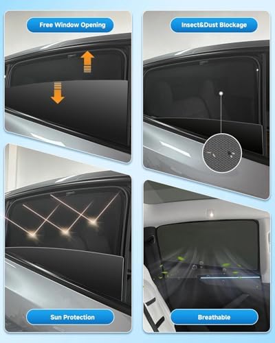 Car Window Shade for Mazda CX-5 2017-2023, 2 Pack UV & Glare Protection - Image 5