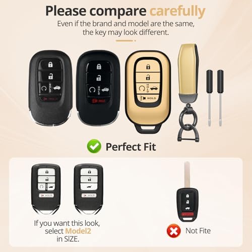 for Honda Key Fob Cover Accessories- Matte TPU Key Fob Cover - Image 2