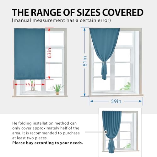 JILRON Magic Tape Stick on Portable Curtains - Image 3