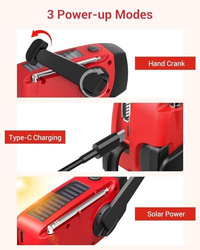 Esky Emergency Hand Crank Radio 7400mWh - Image 3