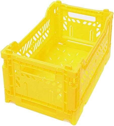 2 x AY-KASA Collapsible Storage Bin Container Basket Tote, Folding Basket Crate by AYKASA