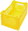 2 x AY-KASA Collapsible Storage Bin Container Basket Tote, Folding Basket Crate by AYKASA