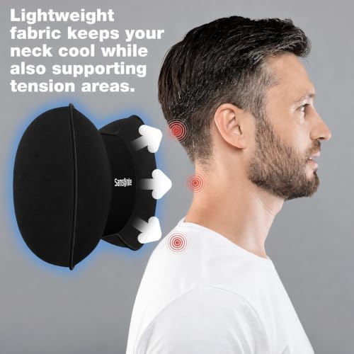 SAMSONITE Car Neck Pillow – Memory Foam Car Seat Headrest Cushion, Ergonomic - Image 5