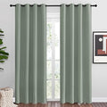 NICETOWN Sage Green Blackout Curtains 86" Long by NICETOWN