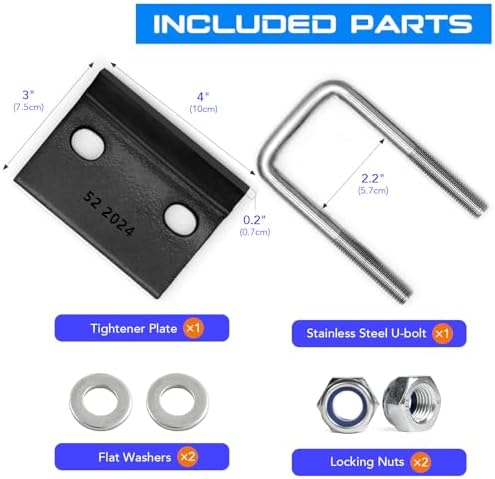Hitch Tightener Anti-Rattle Clamp, Hitch Stabilizer - Image 5