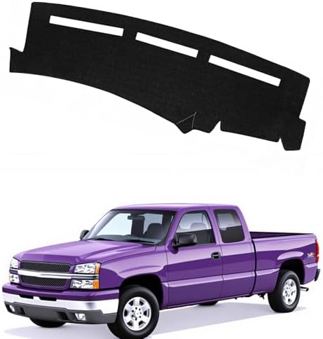 Dashboard Mat Cover for 1999-2006 GMC Sierra/Chevy Chevrolet Silverado 1500 by BOLTRY
