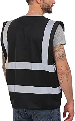 Dib Safety Hi Vis Reflective Safety Vest - Image 2