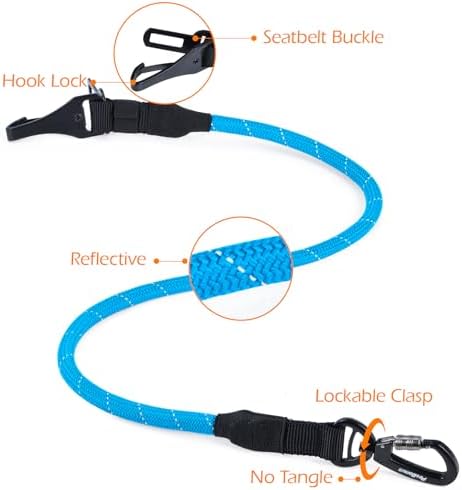 PetBonus Dog Seat Belt for Car, Durable Rope Dog Car Harness for Vehicle - Image 6