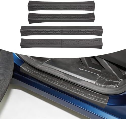 Door Sill Guards Kit Fit for 2023-2026 Tesla Cybertruck Accessories Entry Guard by Utiiy