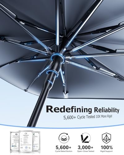 Weektic Windshield Sun Shade Umbrella, Sun & Heat Protection, Keep Car Cool & - Image 4