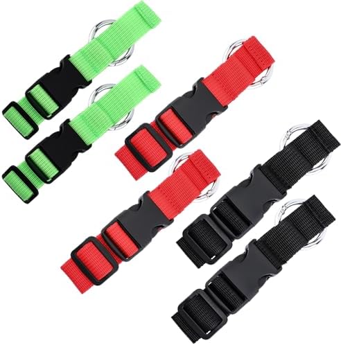 6 Pcs Travel Suitcase Strap, Luggage Nylon Straps Suitcase Belts Add a Bag by Unknown