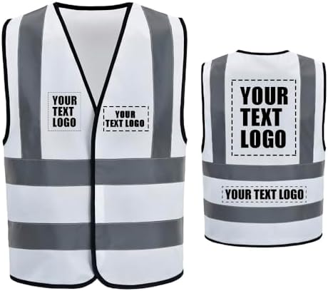 AYKRM 12 colour High visibility viz vest hi vis viz reflective work by AYKRM