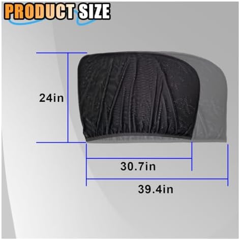 Smilfuy 2 Pack Car Window Shades - Image 2
