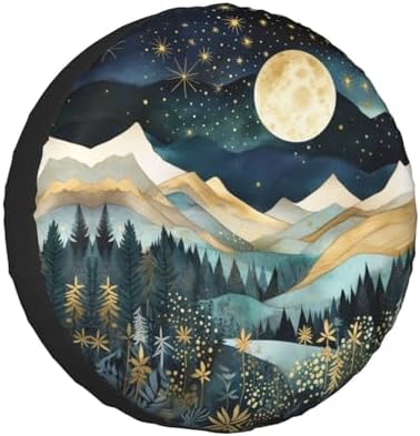 Mountain Natural Scenery Spare Tire Cover Wheel Protectors by Ovitssrk
