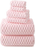 REDKISS Pink Microfiber Bath Towels Set by REDKISSOnline