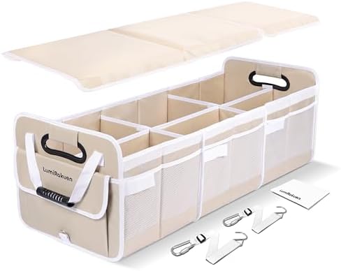 Car Trunk Organizer with Removable Lid by Unknown