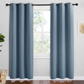 NICETOWN Smoky Blue Blackout Curtains, 2 Panels by NICETOWN